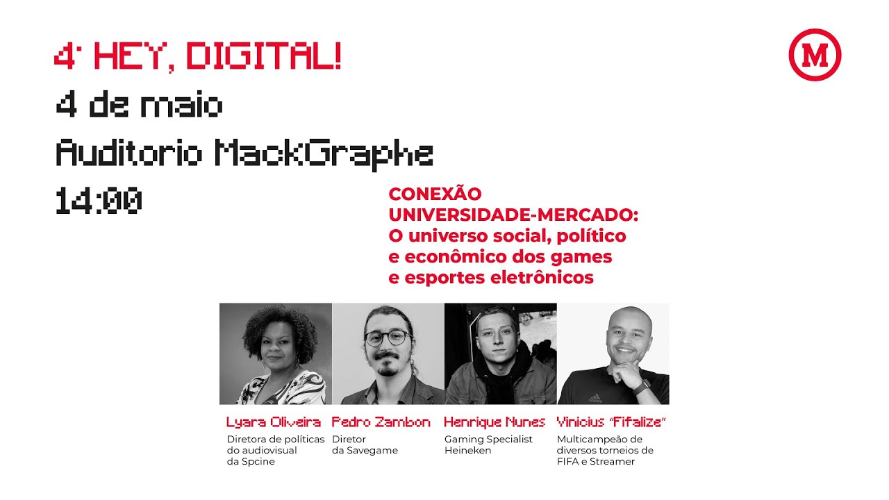 4&ordm; Hey Digital - Lyara Oliveira da Spcine, Pedro Zambon da Savagame e Henrique Nunes da Heineken