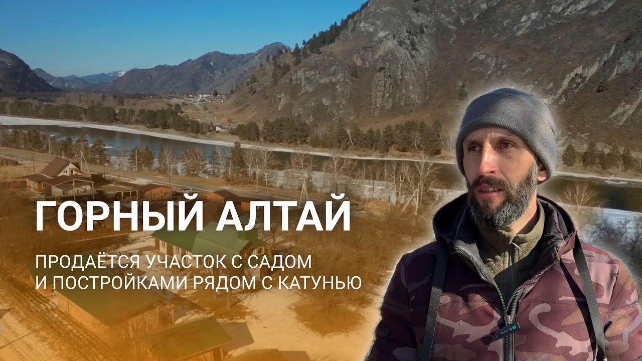 Участок 60 соток на первой линии Катуни в селе Анос | Готовый туристический бизнес в Горном Алтае