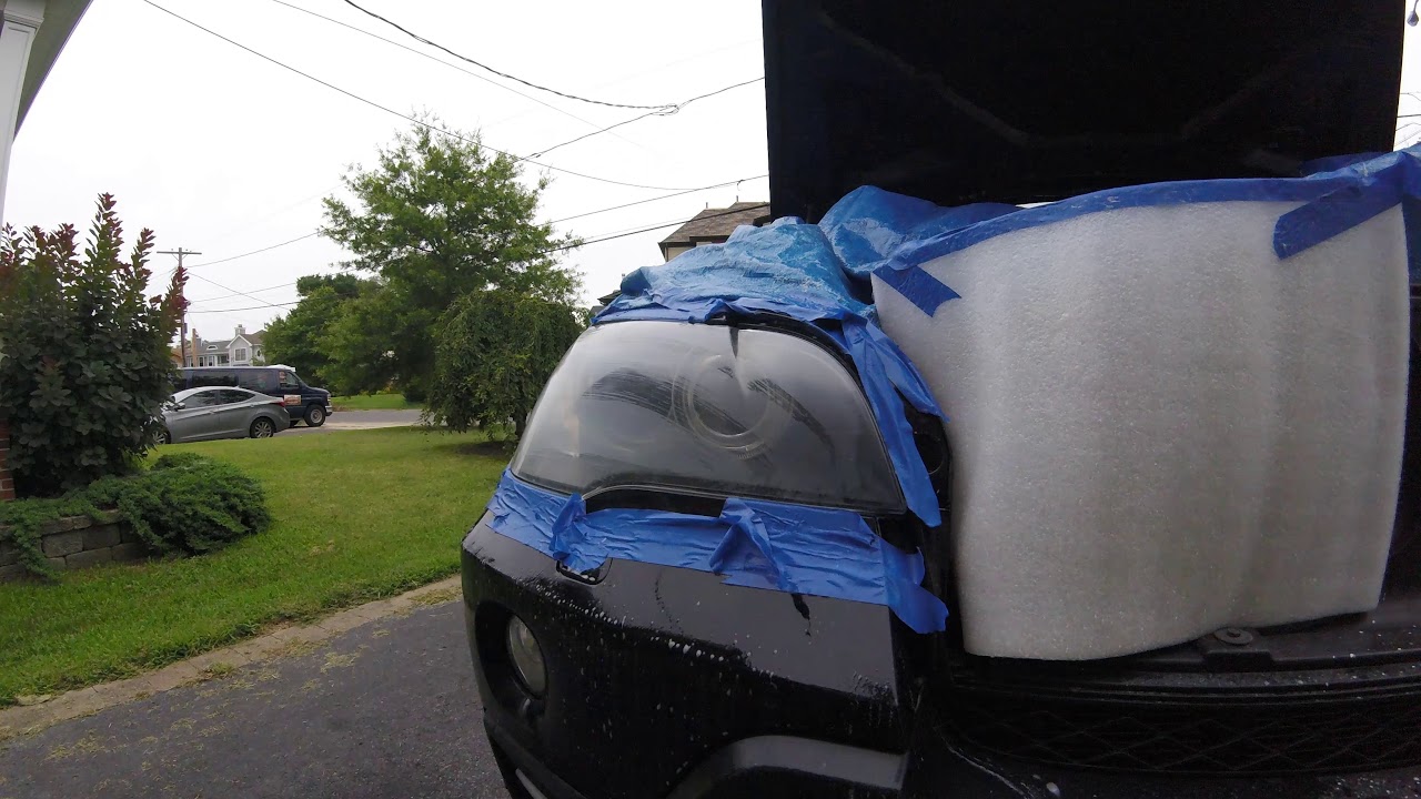 gator headlight restore - timelapse