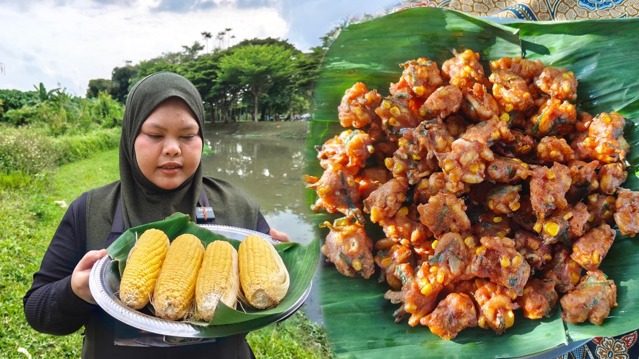 CUCUR JAGUNG UDANG SELAMBAK CARA ORANG TUA ||RANGUP DILUAR,LEMBUT DIDALAM ||MUDAH JE