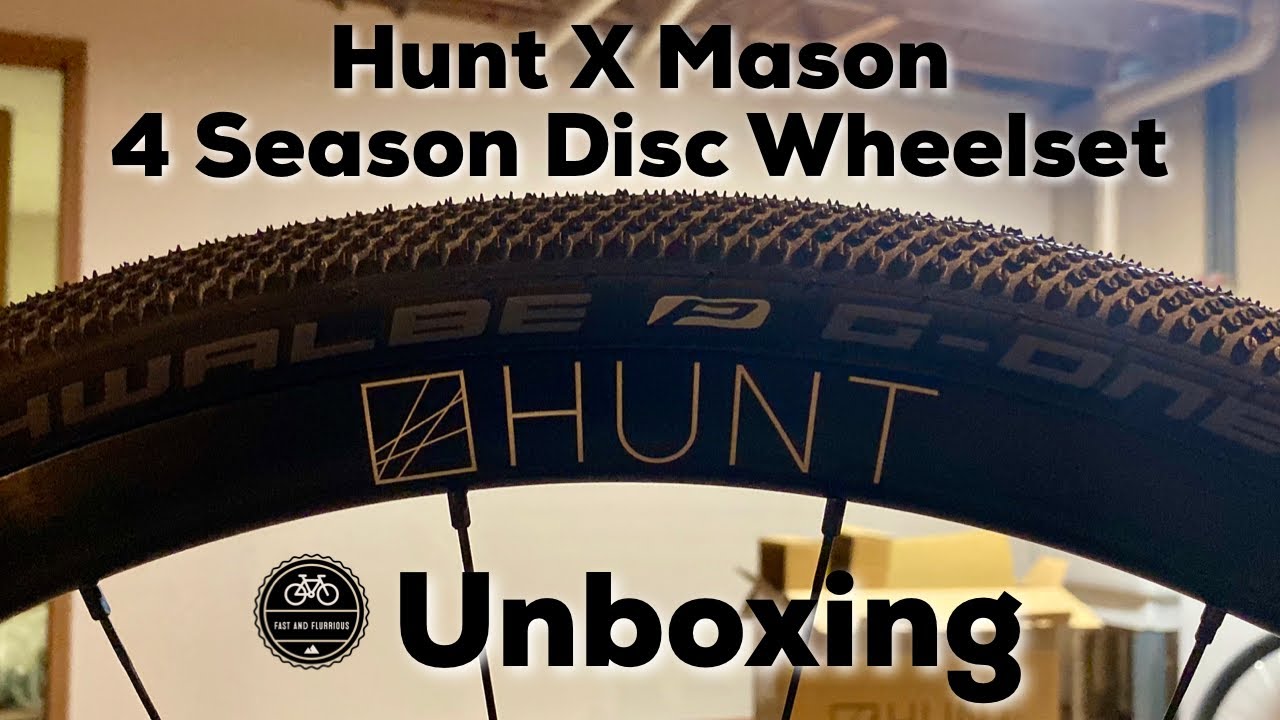 Hunt X Mason 4 Season Disc Wheelset Unboxing