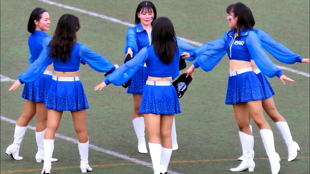 警視庁イーグルス チアリーダー 2025 美女たちの応援パフォーマンス⑥ 決めポーズがかっこいいいハーフタイムショー！！