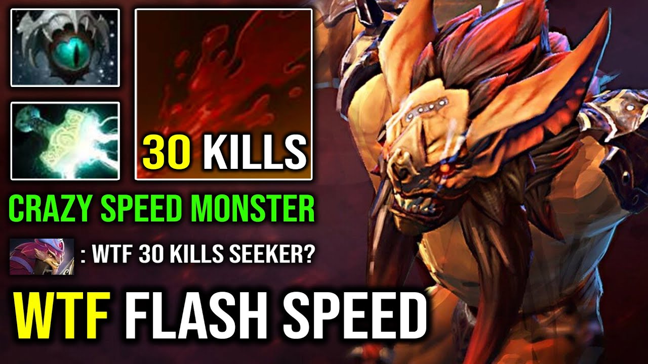 THE FLASH IS BACK Ultrasonic 30 KILLS Bloodseeker Craziest 7.30d Flash Speed 10K MMR Dota 2