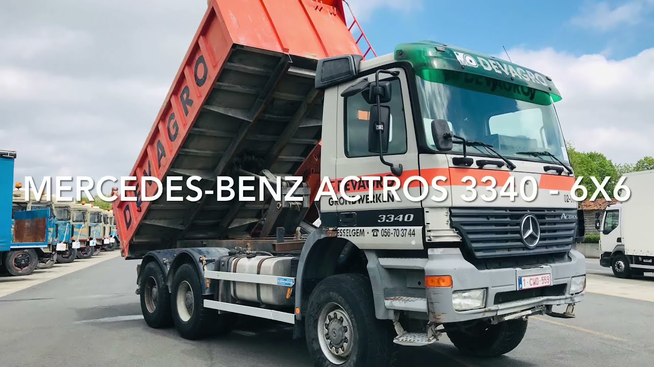 Degroote Trucks: Mercedes-Benz Actros 3340 • 6x6 for sale