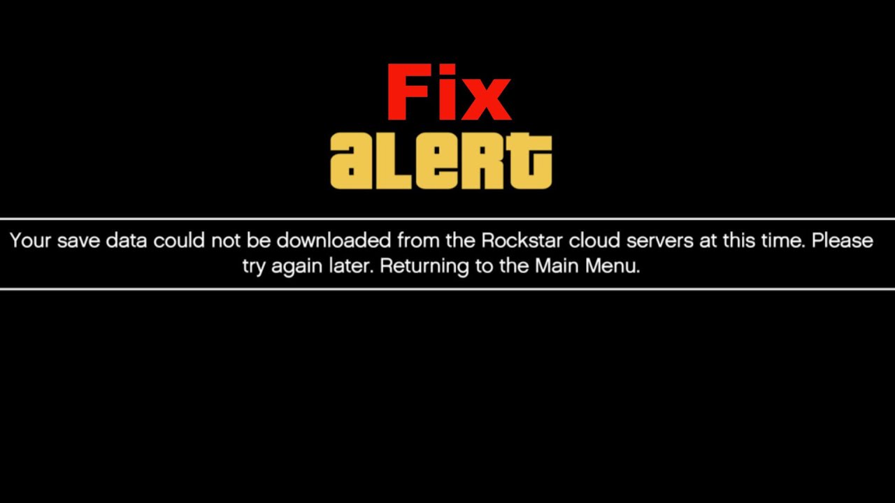 Исправление ошибки GTA 5 &laquo;Не удалось загрузить данные сохранения с серверов Rockstar Cloud&raquo; на ПК