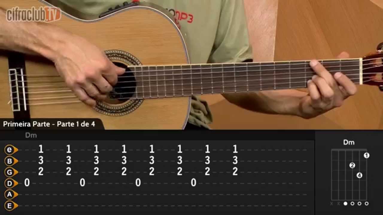 As Rosas N&atilde;o Falam - Cartola (aula de viol&atilde;o simplificada)
