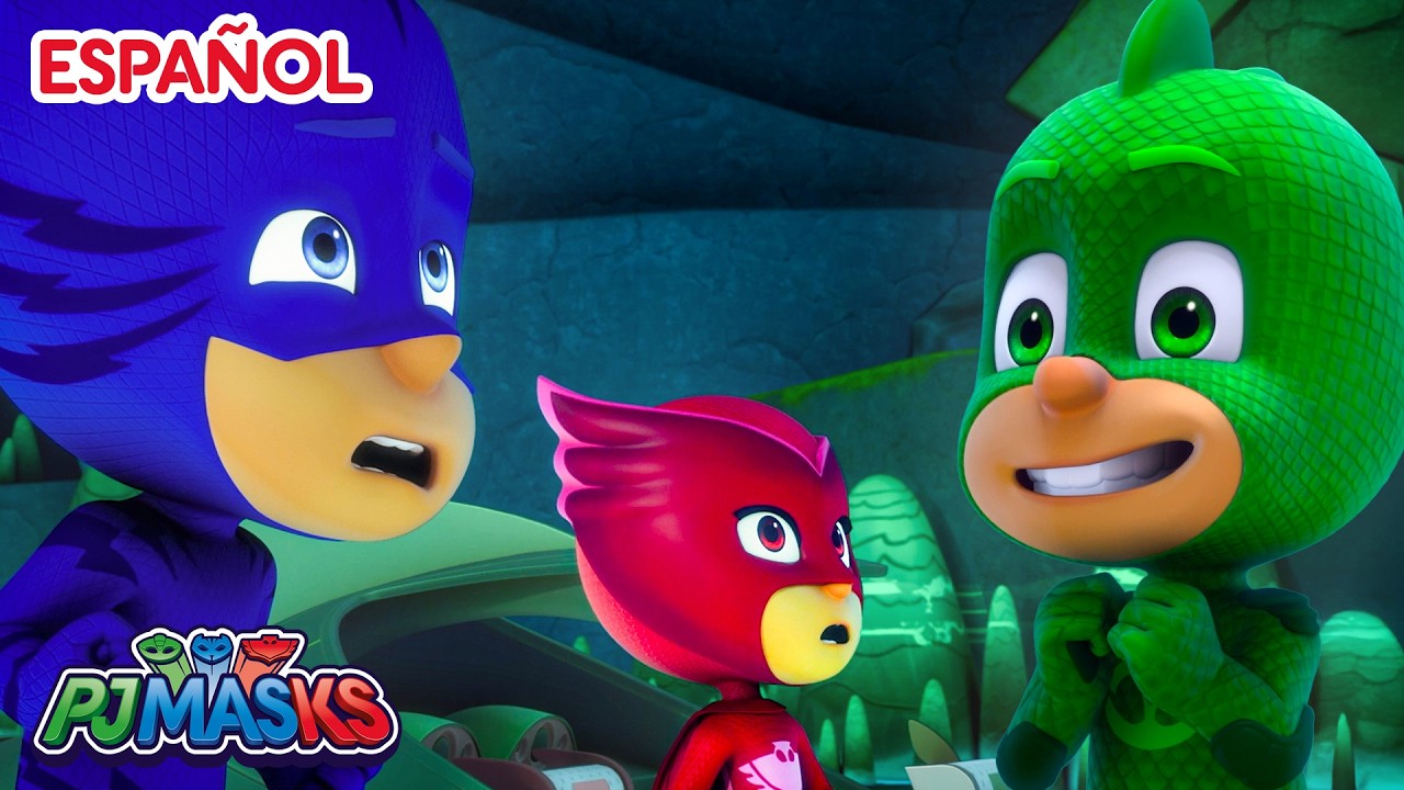 Poderes Mejorados de Gekko 🦎  PJ Masks en Español episodios completos | Dibujos Animados