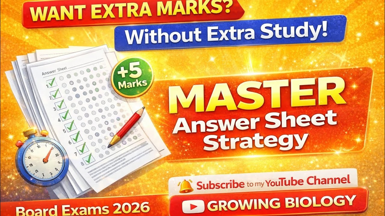 Topper 🔥💯 wali Answersheet strategy 💯🎯🎯MUST WATCH for BOARD EXAMS@Growingbiology25 