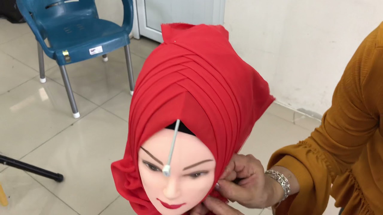 Tek şal türban modelleri ( kolay türban modelleri