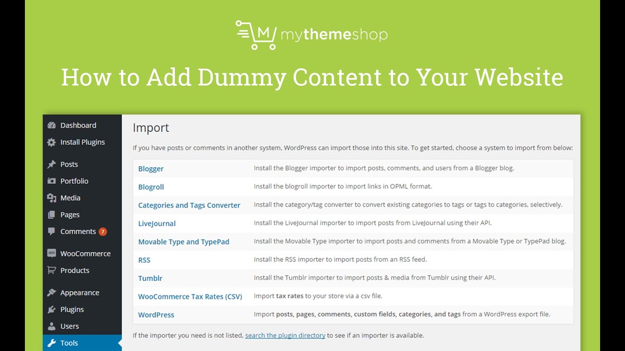 How to Add Dummy Content to Your Website HD