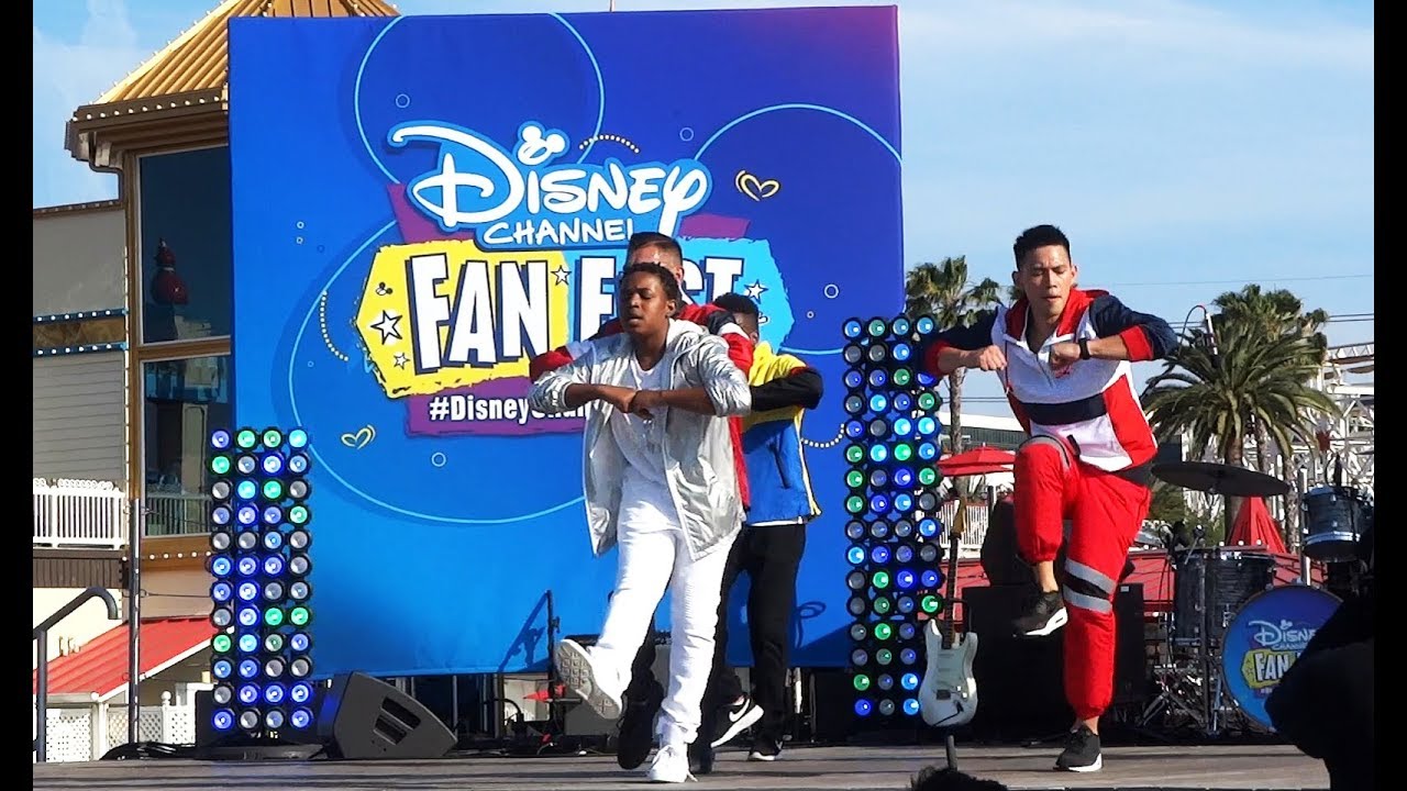 Issac Ryan Brown live performance at Disneyland Resort Disney Channel Fan Fest
