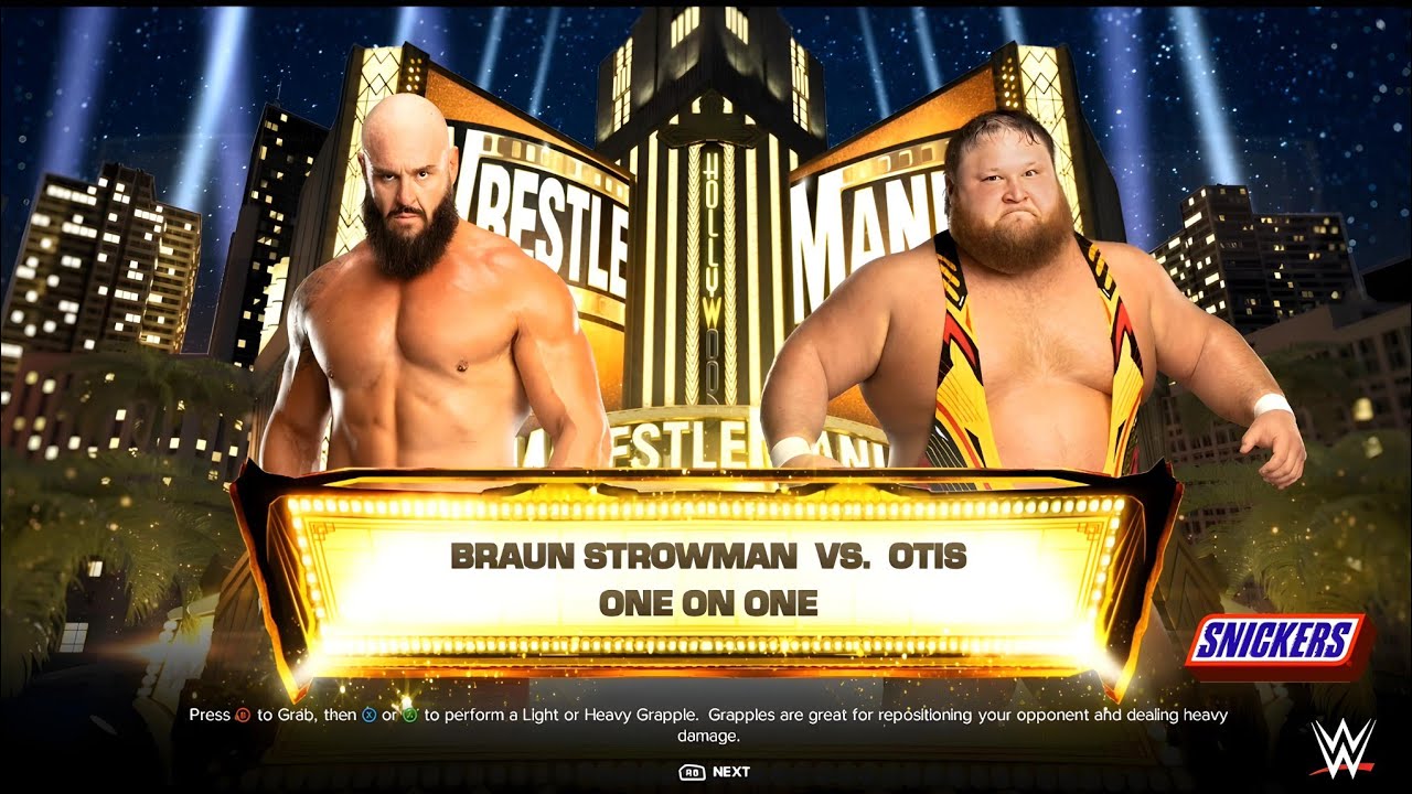 Braun Strowman vs Otis – WWE 2K24 Full Match Gameplay | Monster Power Clash