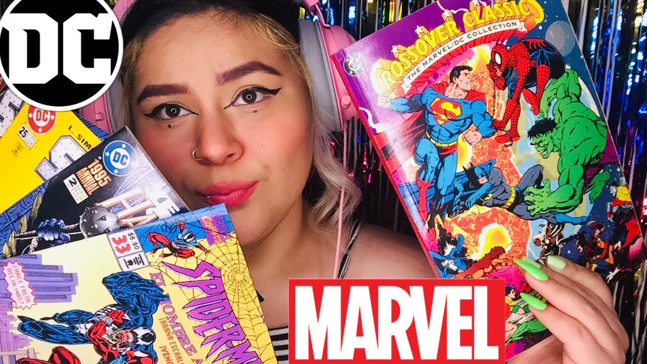 Colección de cómics 😱| Muchos sonidos con papel| ASMR para nerds ❤️