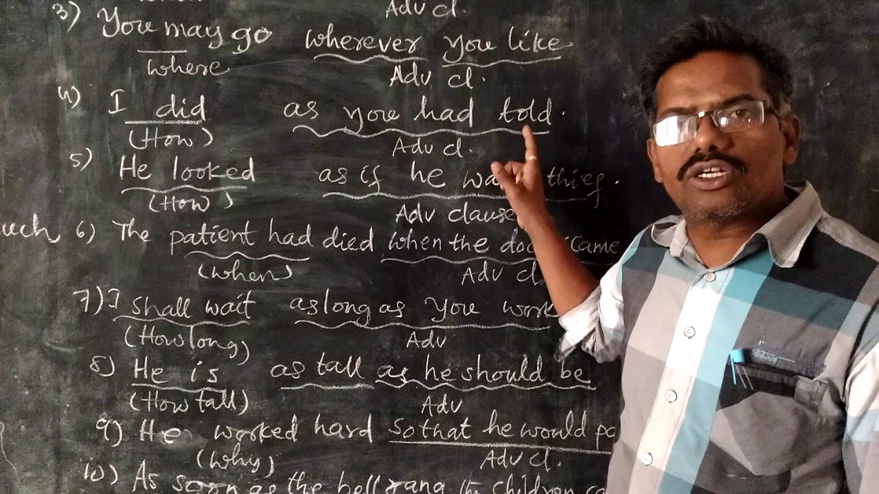 ADVERB CLAUSE ~ MEANING &IDENTIFICATION