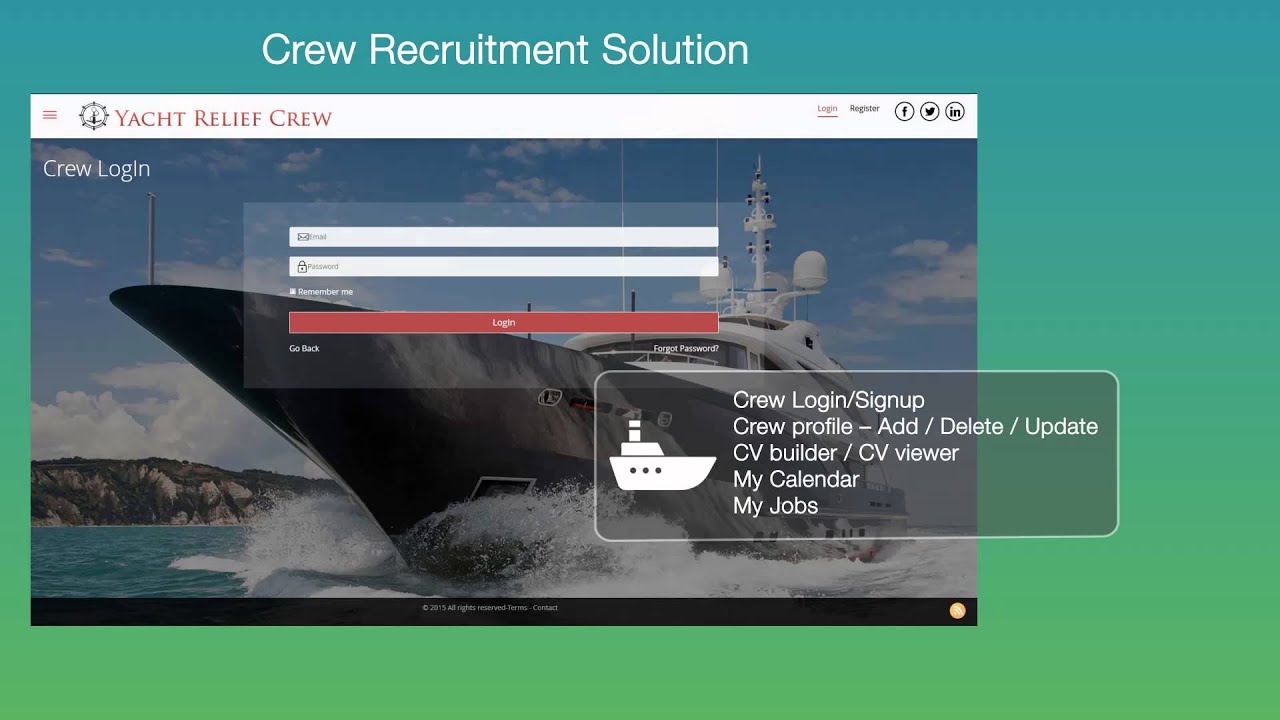 Online Crew Recruitment Solution by Lets Nurture