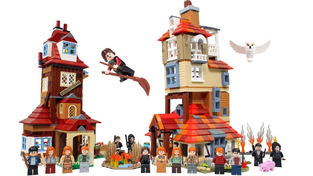 2020 LEGO Harry Potter Attack on the Burrow 75980 Review!