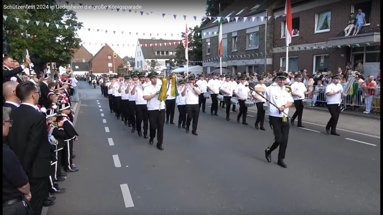 Schützenfest 2024 in Uedesheim die große Königsparade