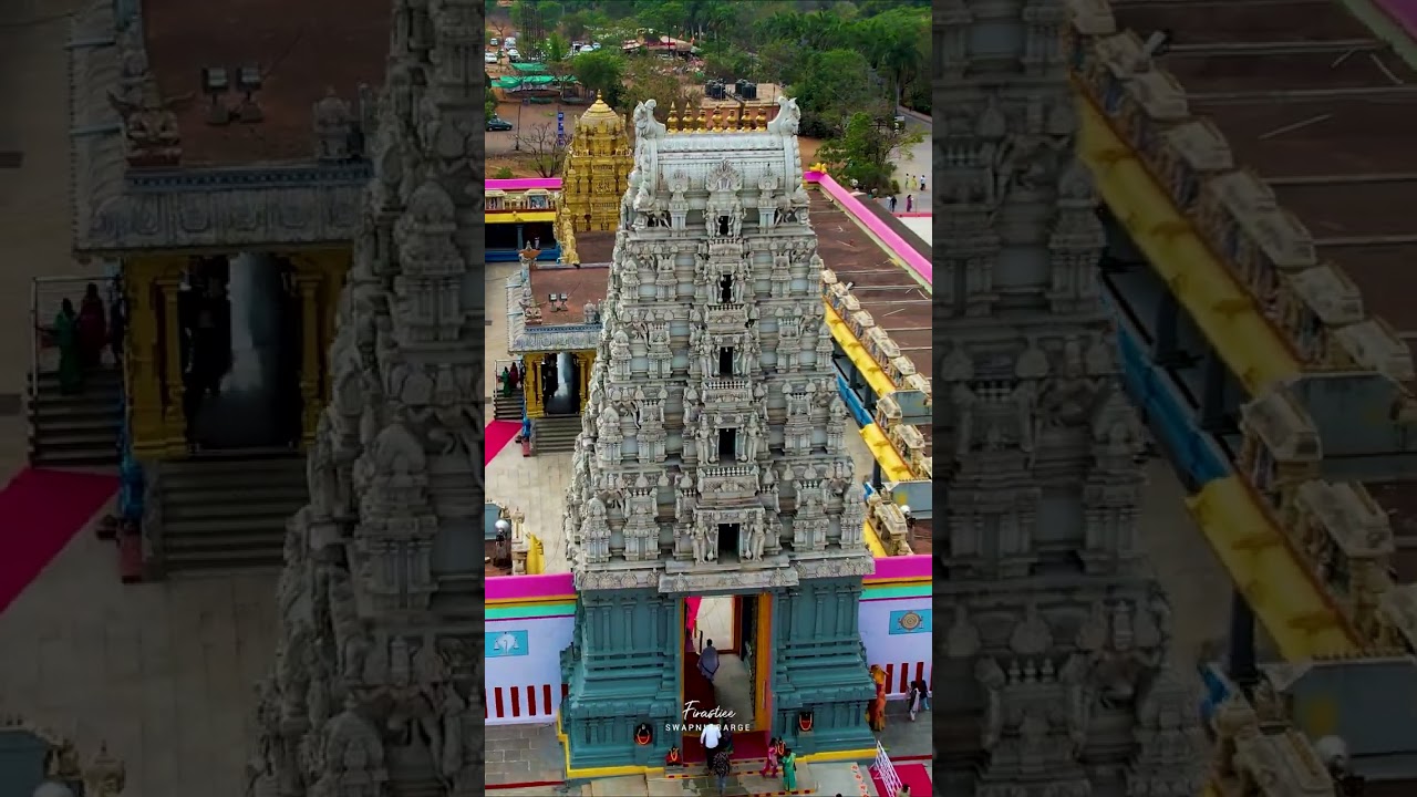 Prati Balaji Temple Drone View 😍🙏#pratibalaji #balaji #temple #dronevideo #temples #maharashtra