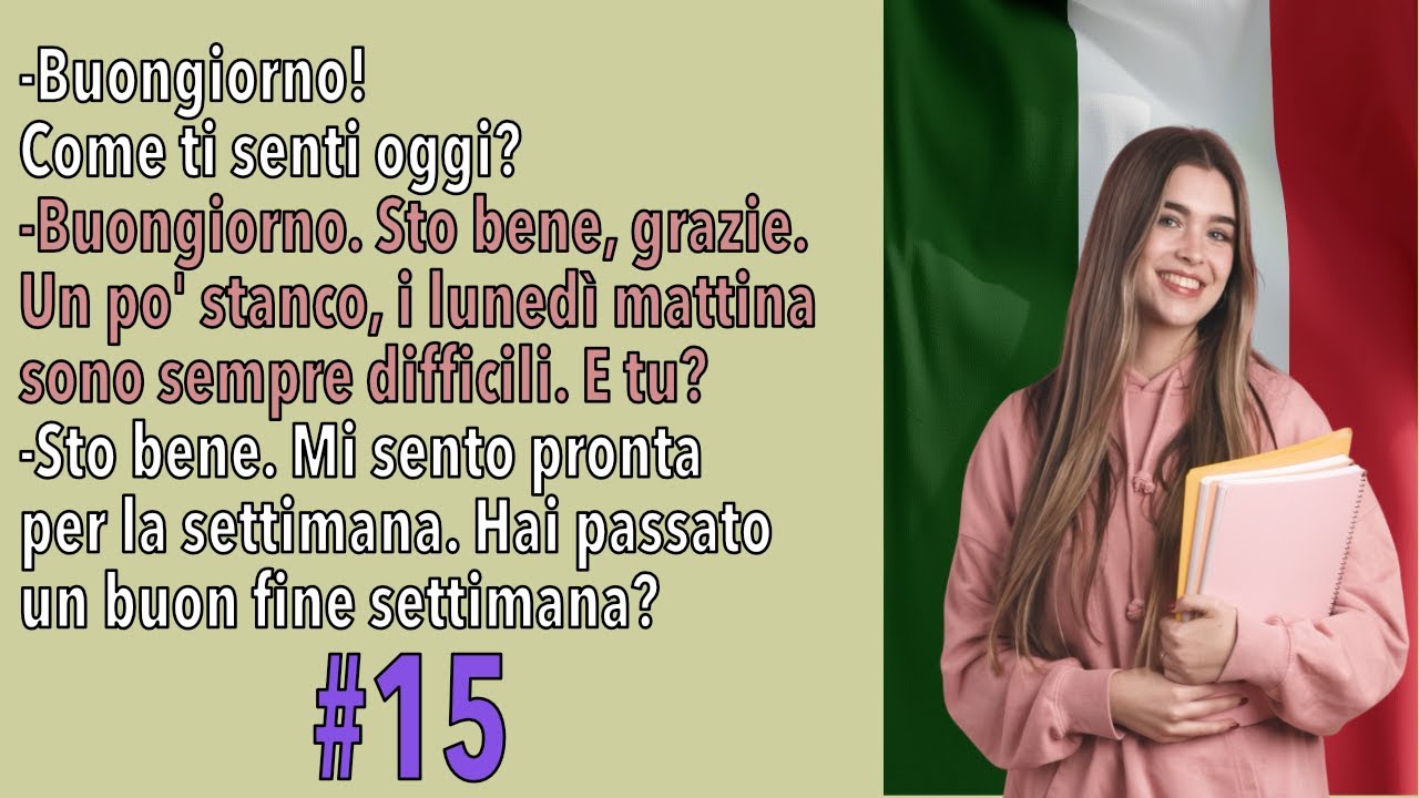 Improve Your ITALIAN for Work and Business with Real Conversations  - A2 Italian Dialogues #15
