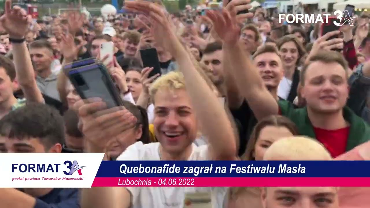 Format3A Quebonafide zagrał na Festiwalu Masła w Lubochni