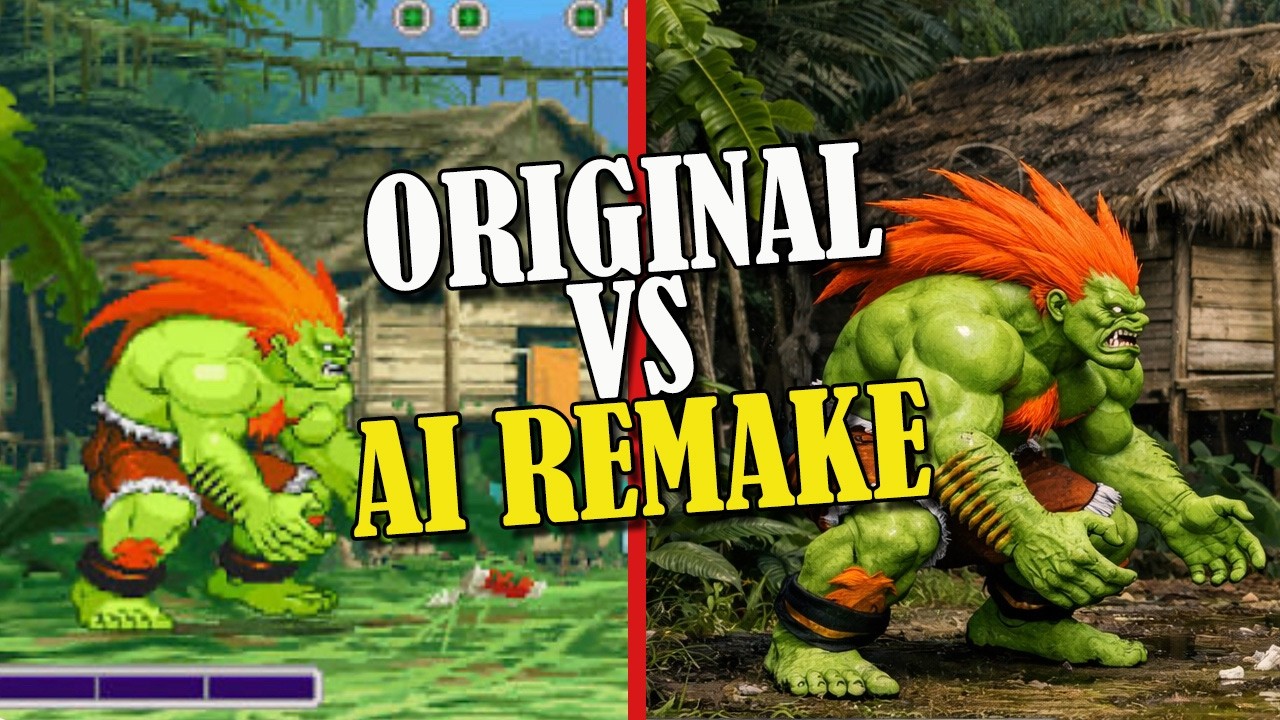 Street Fighter Alpha: All Characters Reimagined in Real Life 4k with AI