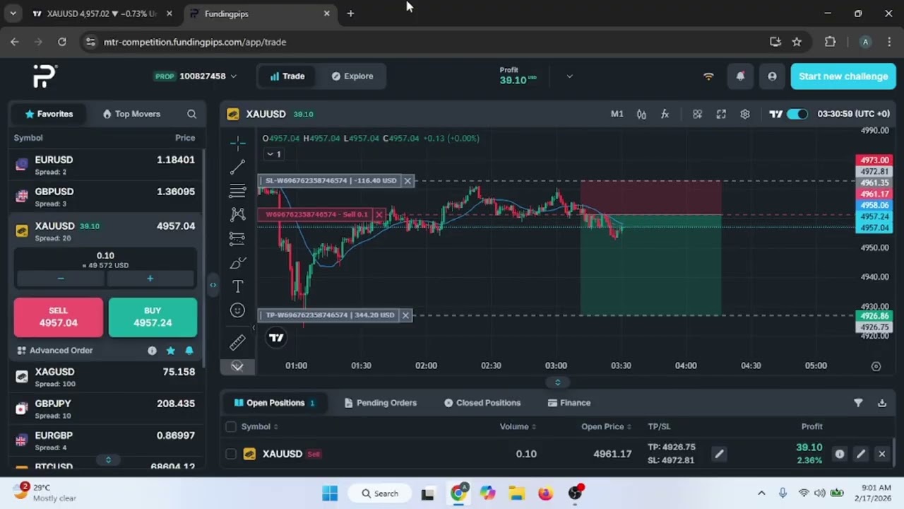 XAU/USD LIVE TRADING $345 PROFIT | FOREX TRADING