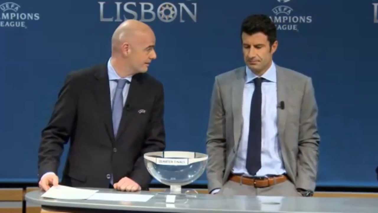 UEFA Champions League Quarter-Final Draw 2014