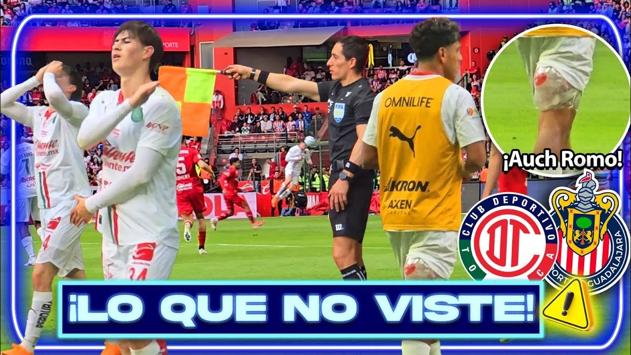 🔥 ¡NO PUEDE SER! El Rostro de Hormiga a los 2 goles que le ANULARON en Toluca vs Chivas
