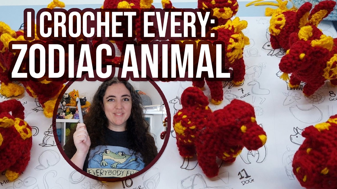 Crocheting the Zodiac Race… with no patterns