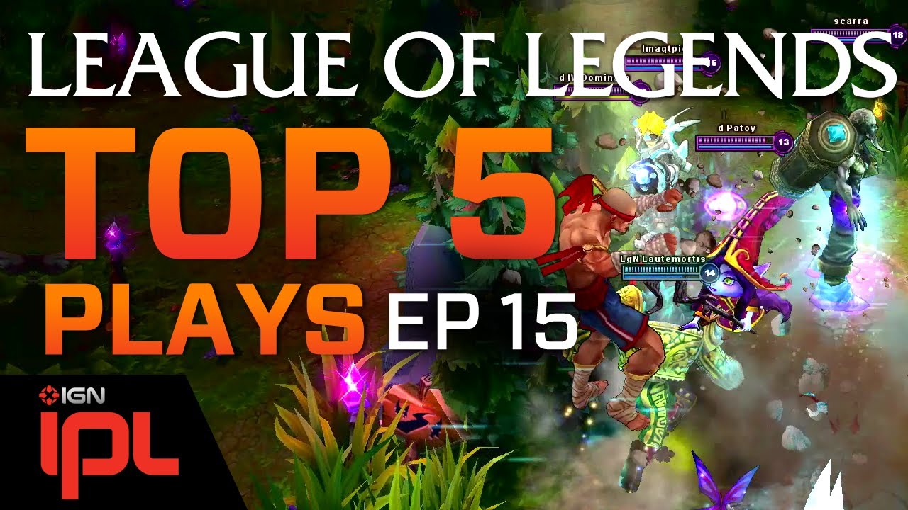 League of Legends Top 5 Plays - Top 5 Plays - Episode 15 ft. Moscow Five, Ocelote, and Incredible Miracle - IPL League of Legends