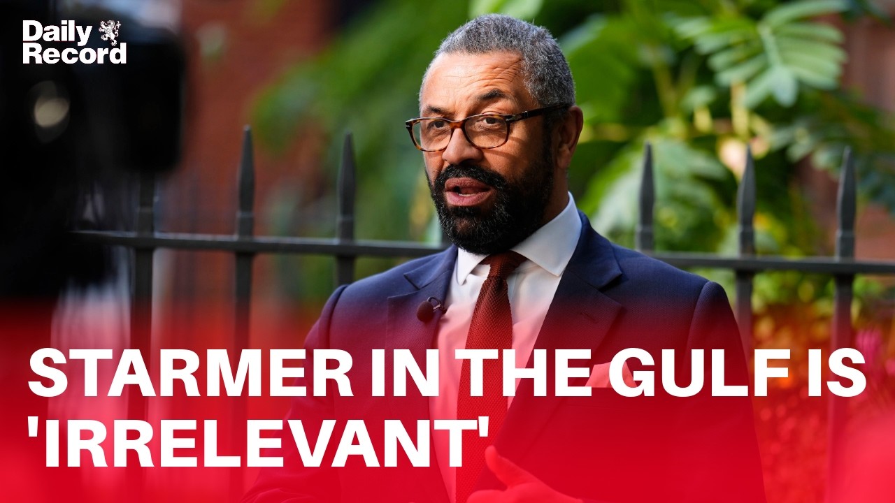 James Cleverly calls Keir Starmer's presence in the Gulf 'a complete irrelevance'