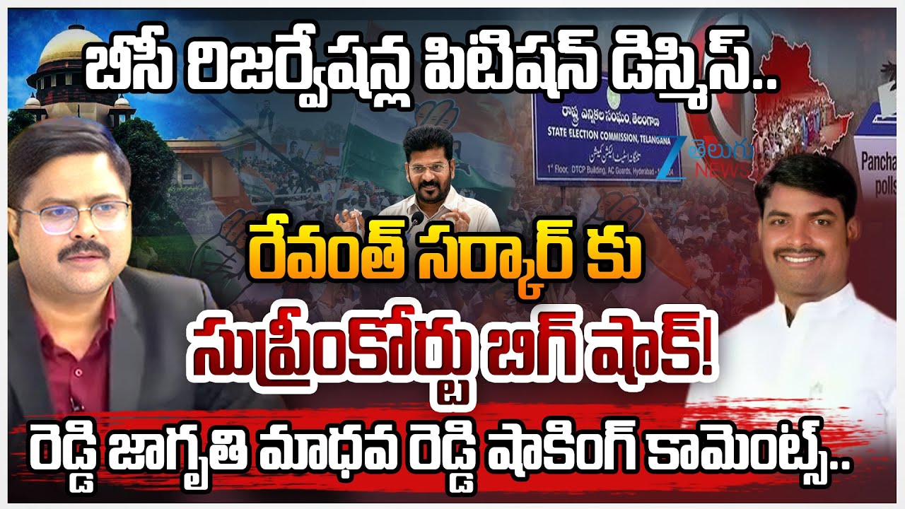 Reddy Jagruthi Madhava Reddy Sensational Comments On Supreme Court Decision On 42% BC Reservation