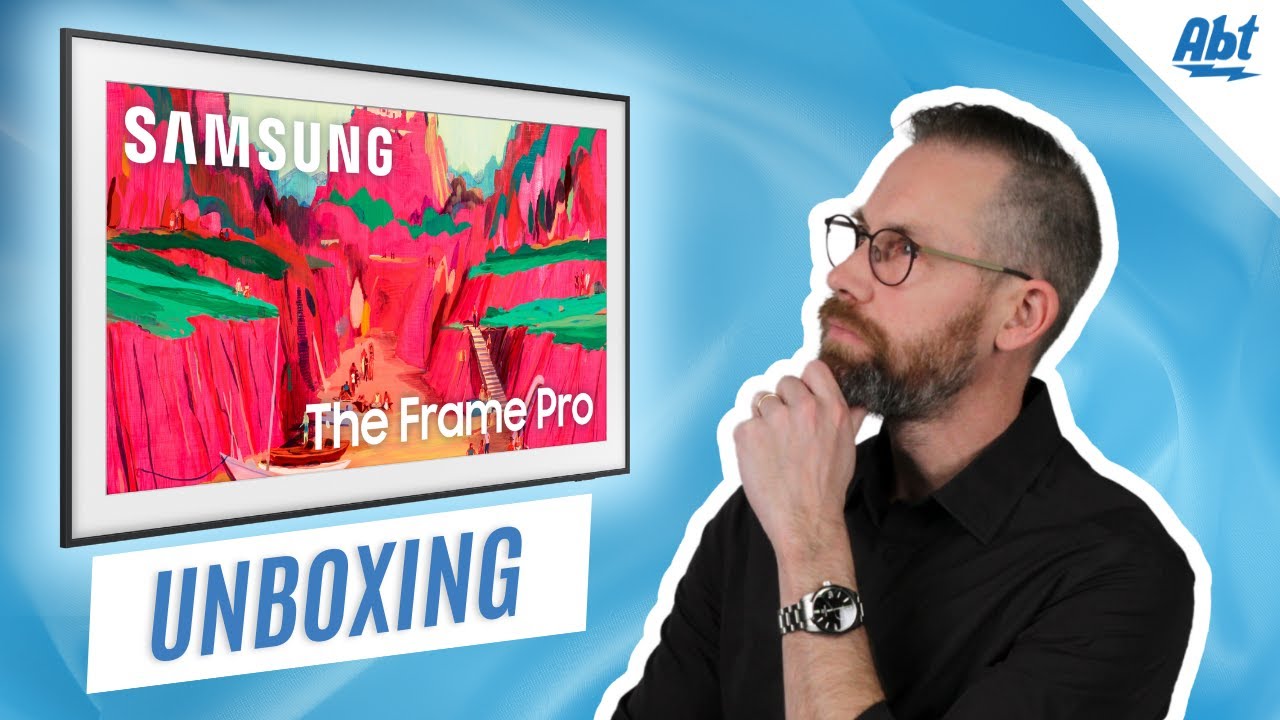 Unboxing Samsung's The Frame Pro 4K TV