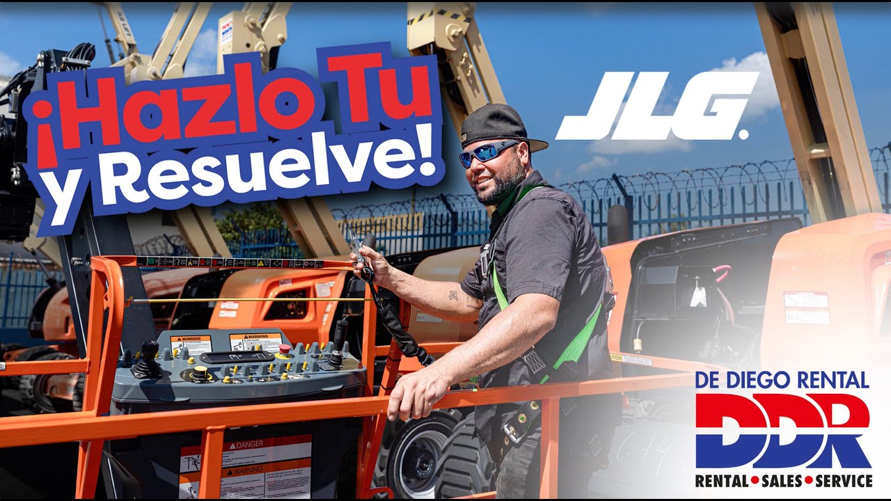 ¡Hazlo Tú y Resuelve! 🚧💪 Como operar el nuevo JLG 1350SJP- Telescopic Boom Lift