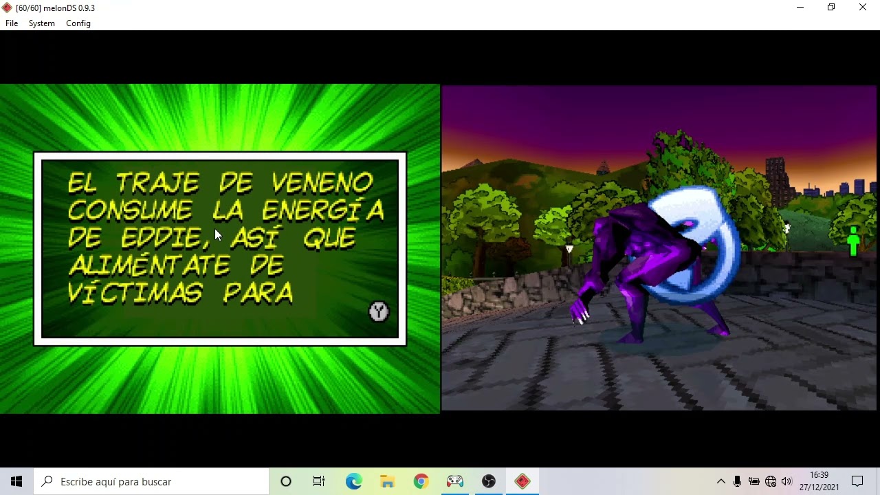 Ultimate Spider-Man (Español) de Nintendo DS con el emulador melonDS. Gameplay (PC)