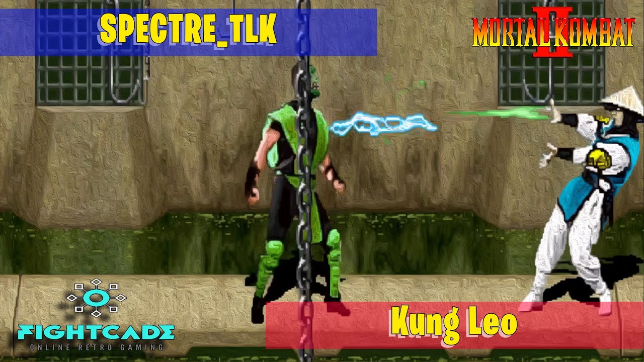 Mortal Kombat II | SPECTRE_TLK vs Kung Leo | Fightcade