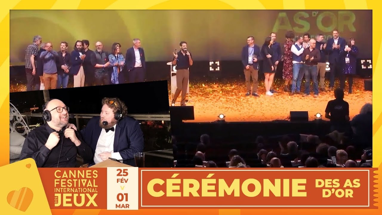 Cérémonie des As D'Or 2026 avec Rofellos et Ted Etienne en direct de Cannes