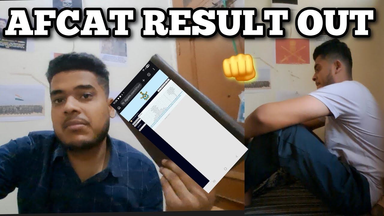 My AFCAT result is out 💪🏻 | Preparation for Corporate job ☠️ #afcat#edcil#result#vlog#defence