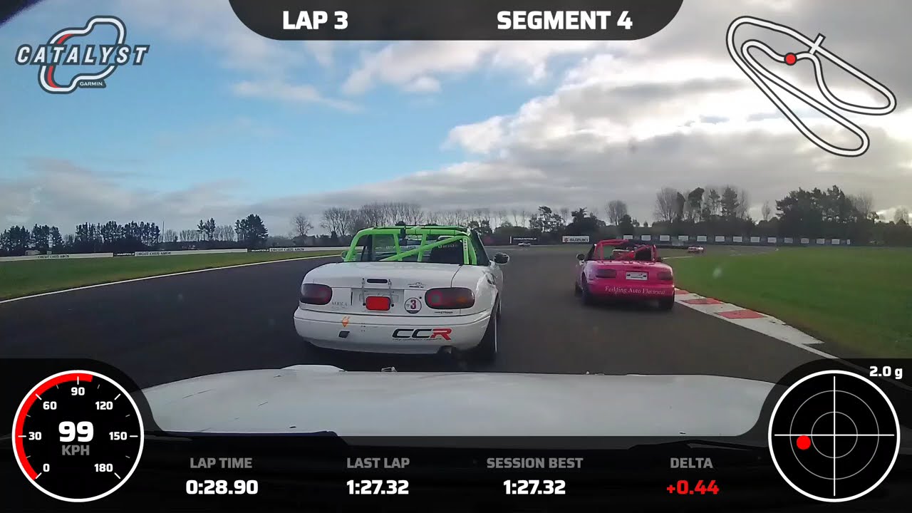 Paul #128 Mx5 Racing NZ 2025 Round 3 Race 3 @manfeild821