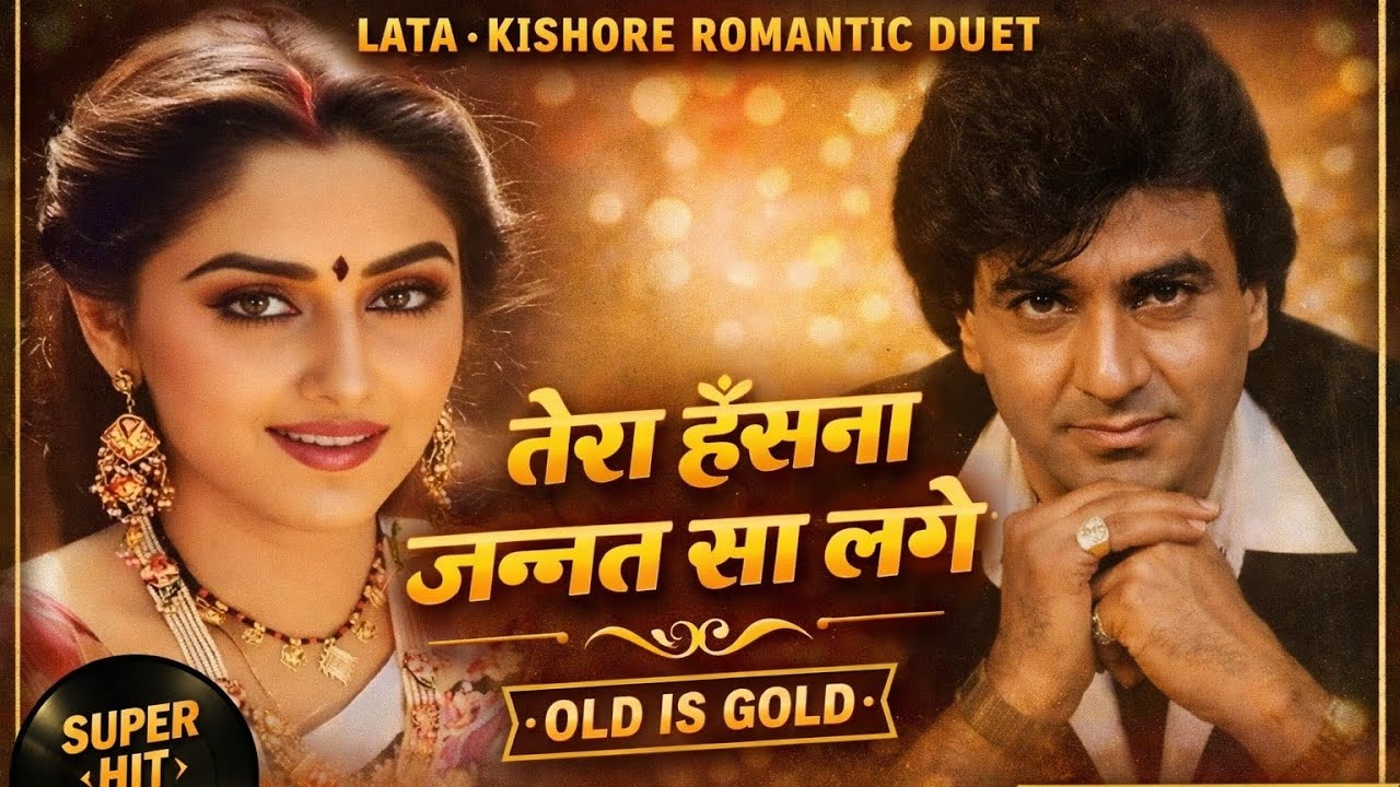 तेरा हँसना जन्नत सा लगे ❤️ | Old Is Gold Romantic Song | Lata Kishore Style | Superhit Hindi Song