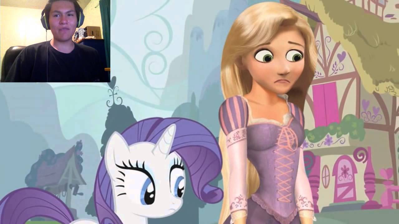 FlutterHulk Reacts: Rapunzel meets My Little Pony (ToucanLDM)