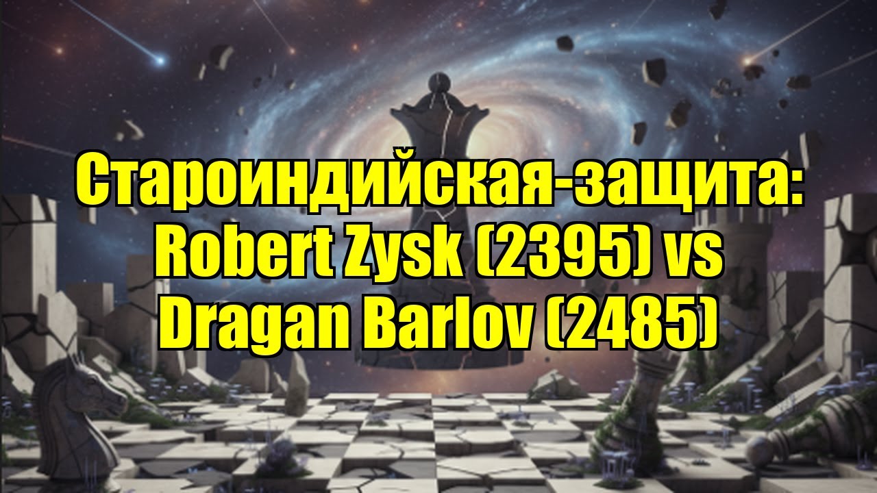 Староиндийская-защита: Robert Zysk (2395) vs Dragan Barlov (2485)