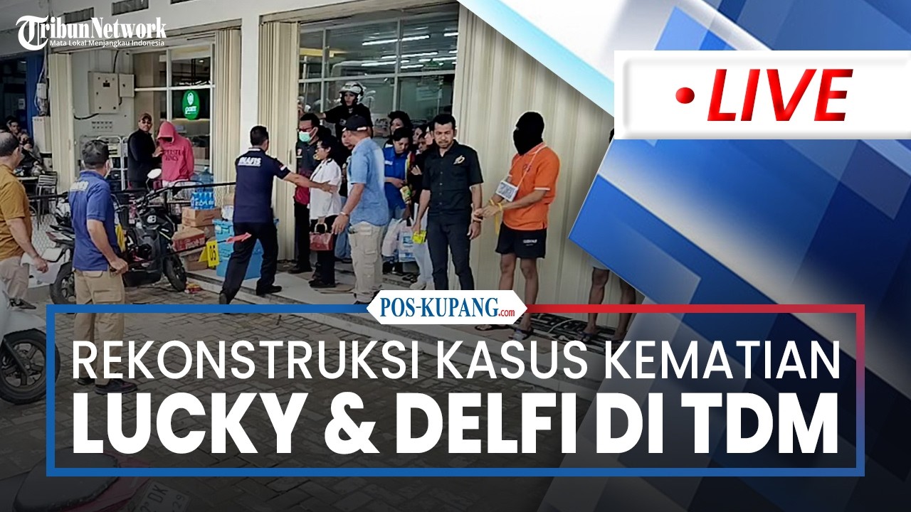 🔴LIVE: Rekonstruksi Kasus Kematian Lucky Sanu & Delfi Foes di Titik Rekon Ketiga, Indomaret TDM