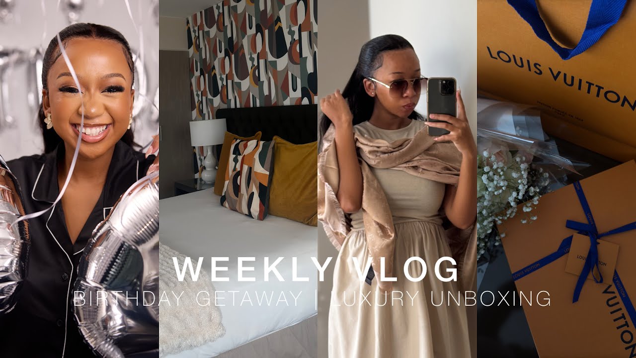 #weeklyvlog  | Birthday Getaway | Slumber party BTS | Luxury Unboxing