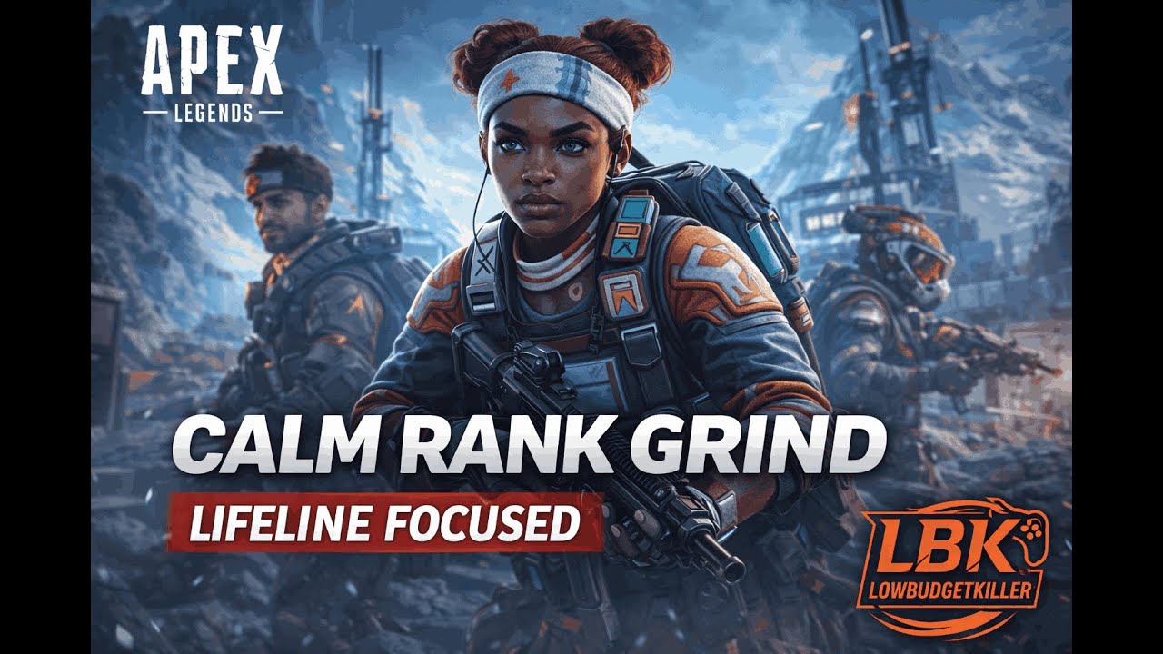 Apex Legends Ranked Grind on High Ping Servers | Lifeline SMG + AR (Portrait)