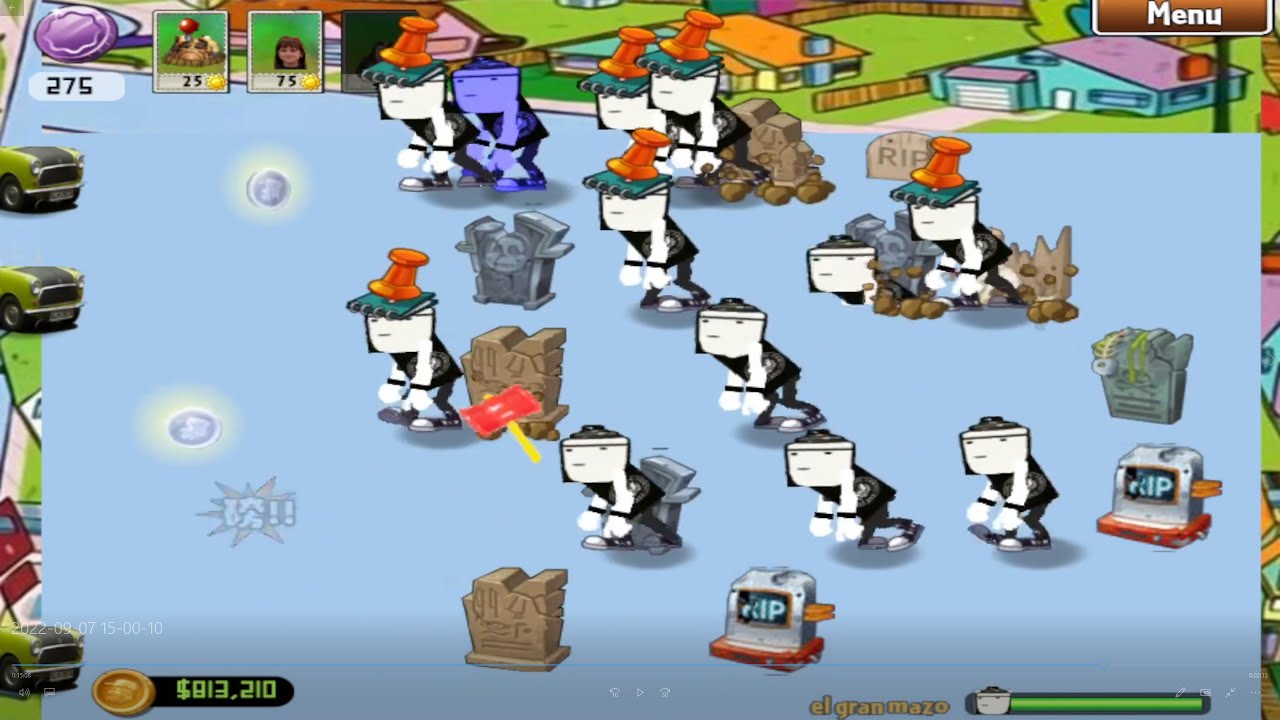 Plants vs Zombies Mod Live Actions Vs. Cartoons V4 - Gameplay Walkthrough Part 2