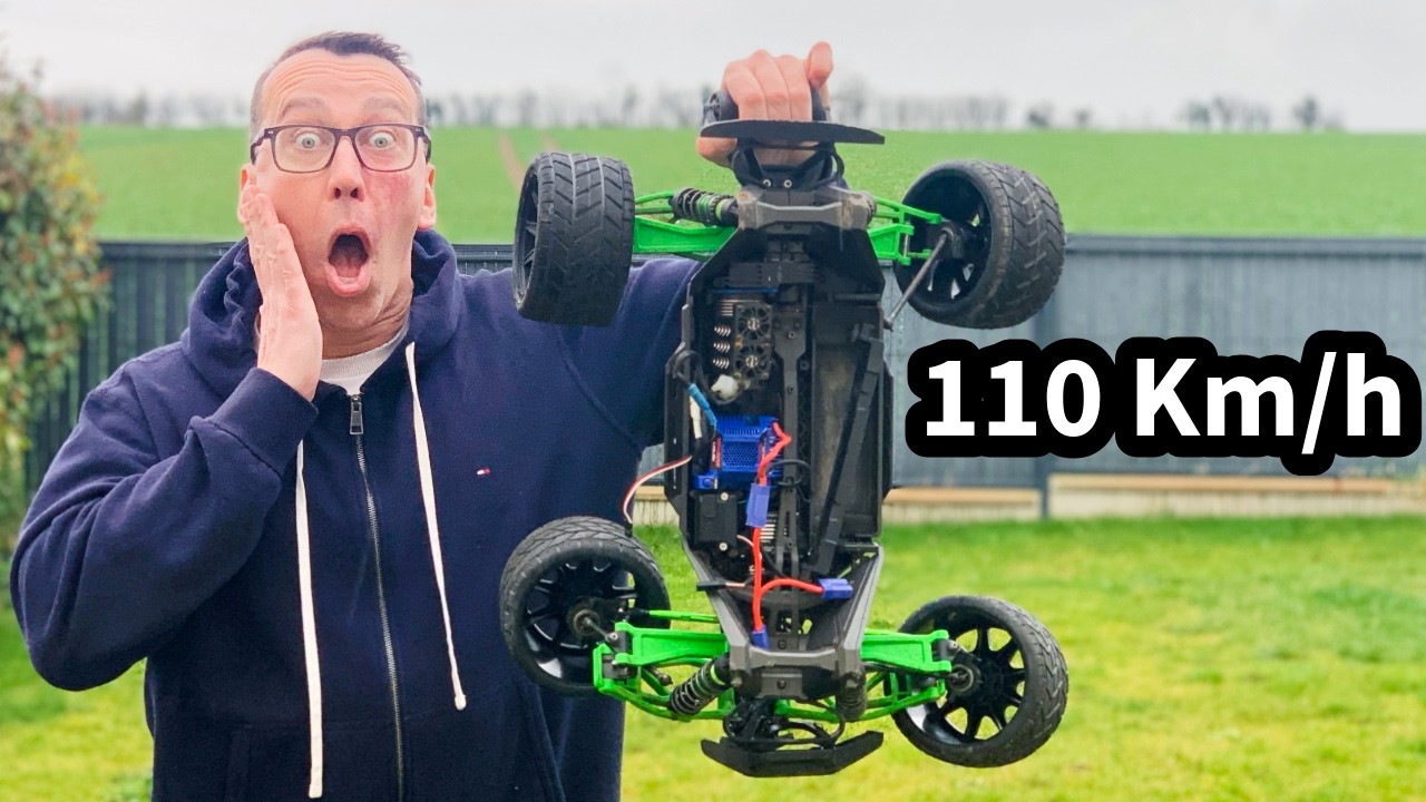Traxxas Maxx 8S Crash 70 MPH ... Total Destruction!