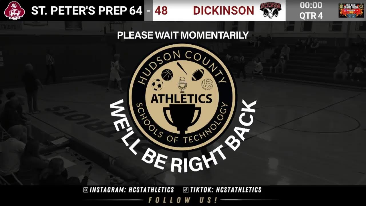 Saint Peters Prep vs. Dickinson High School Basketball HCIAL  Semifinals