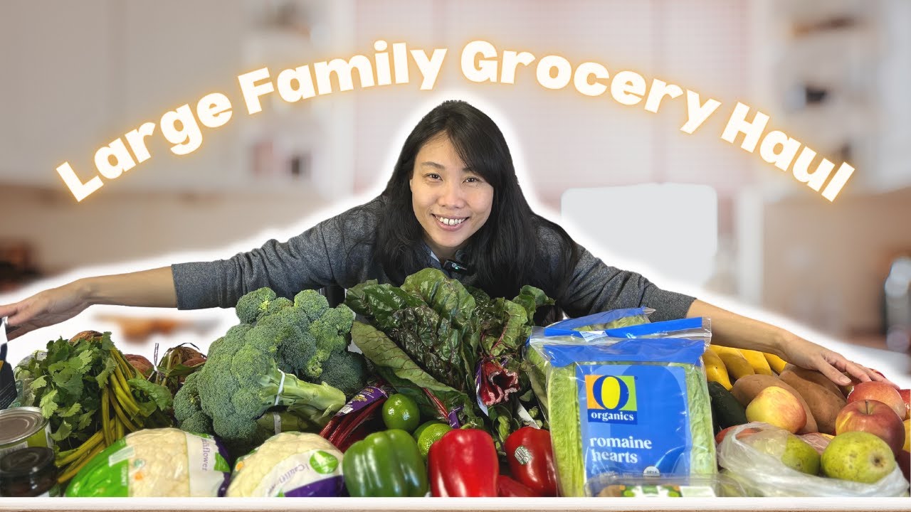🥬Grocery Haul | Weekly Plant-Based Groceries for Family of 7