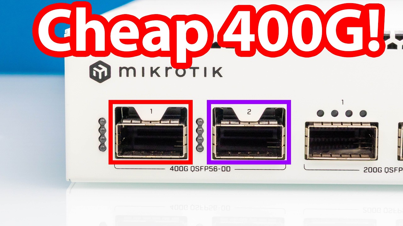 400GbE теперь ДЕШЕВО Обзор MikroTik CRS812 DDQ